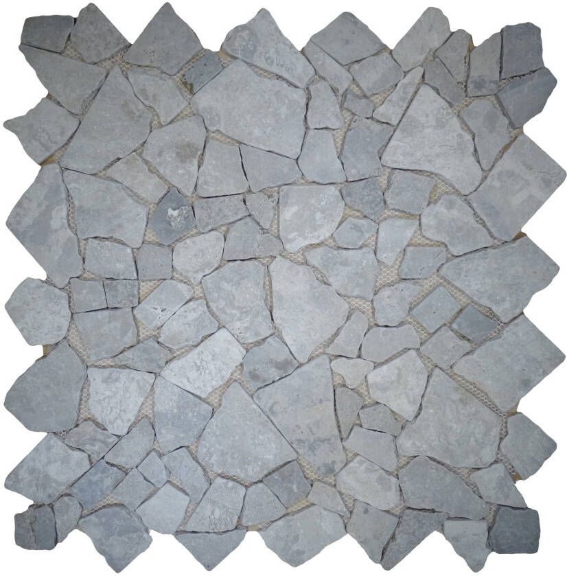 Stabigo XL Light Grey mozaiek 50x50 cm grijs mat