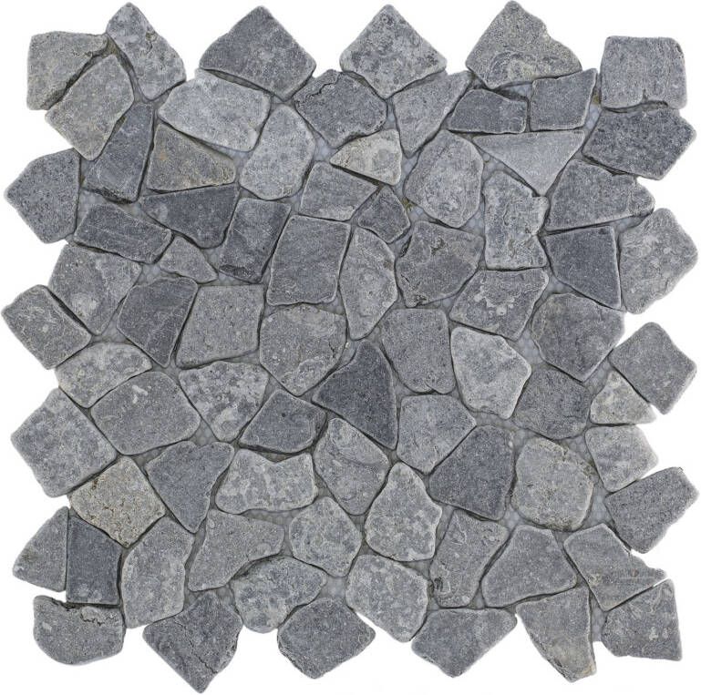 Stabigo Y Grey Blue mozaiek 30x30 cm grijs mat