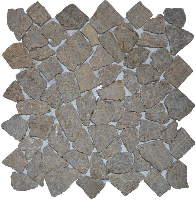 Stabigo Y Sunset Brown mozaiek 30x30 cm bruin mat