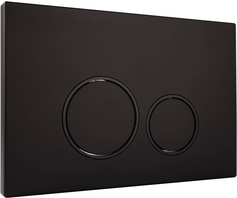 StarBlueDisc Doppio 35 bedieningsplaat zwart mat met zwarte designringen