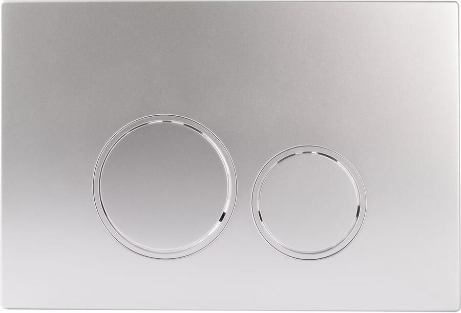 StarBlueDisc Doppio 25 bedieningsplaat chroom mat met mat verchroomde designringen - Foto 3