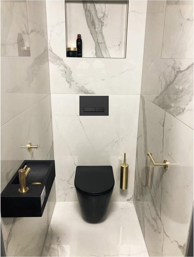 StarBlueDisc Fredo 35 bedieningsplaat 2 toets spoeling zwart mat - Foto 3