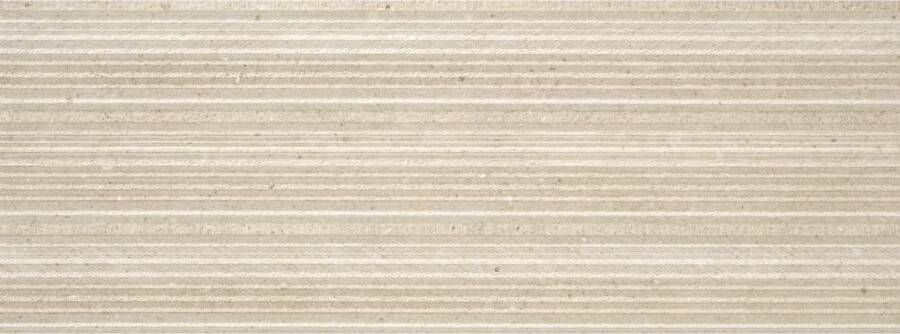 STN Cerámica Glamstone Wandtegel | 33.3x90 cm | Gerectificeerd | Natuursteenlook | Mat Beige