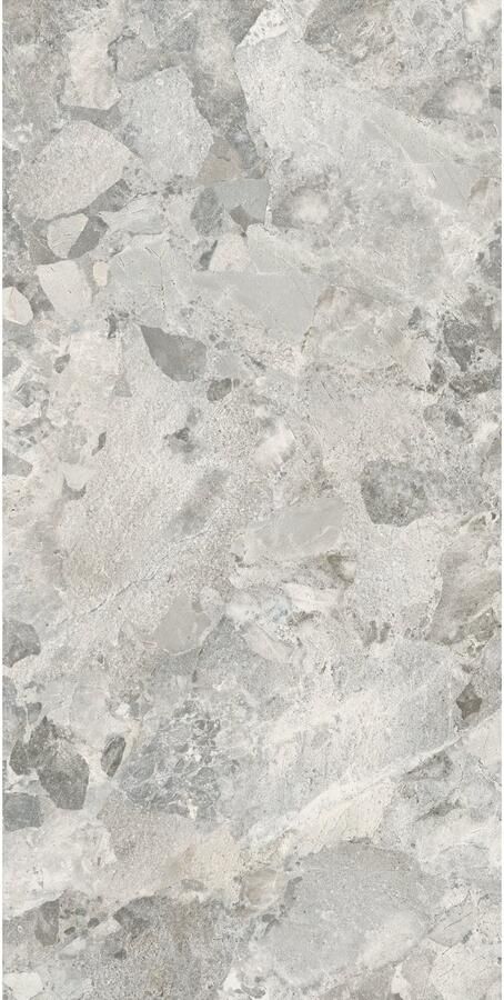 STN Cerámica Larocca Vloer- en wandtegel | 60x120 cm | Gerectificeerd | Terrazzo | Mat Grijs - Foto 2