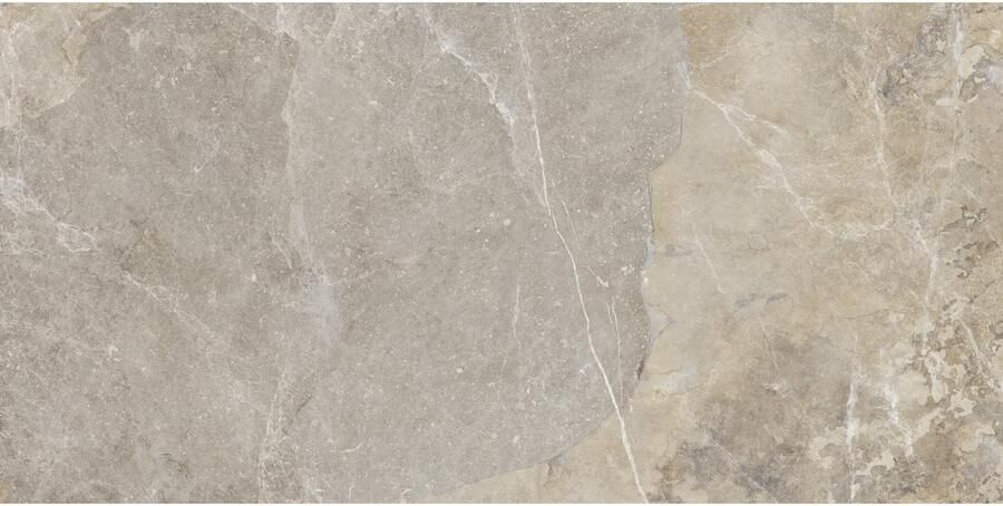 STN Cerámica Strato Vloer- en wandtegel | 59.5x120 cm | Gerectificeerd | Natuursteenlook | Mat Grijs - Foto 3