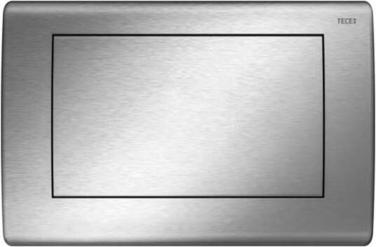 Tece Bedienpaneel Planus | 1 knop | RVS | Geborsteld rvs