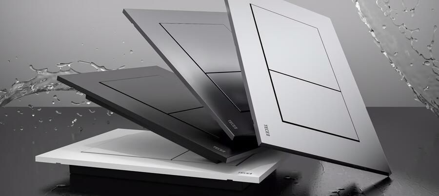 Tece Bedieningsplaat Now | 2 knops | Dualflush | Kunststof | Wit mat - Foto 3