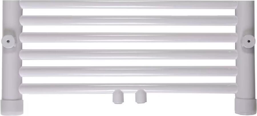 Thermrad Handdoekradiator Tone | 120x55 cm | CV radiator | Onder | 580 Watt | Wit - Foto 3