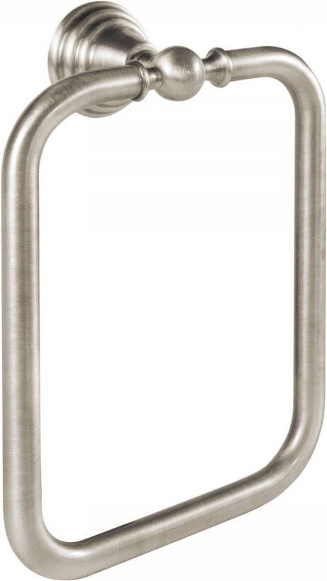 Tres Handdoek ring Clasic | Wandmontage | 18.2 cm | RVS look