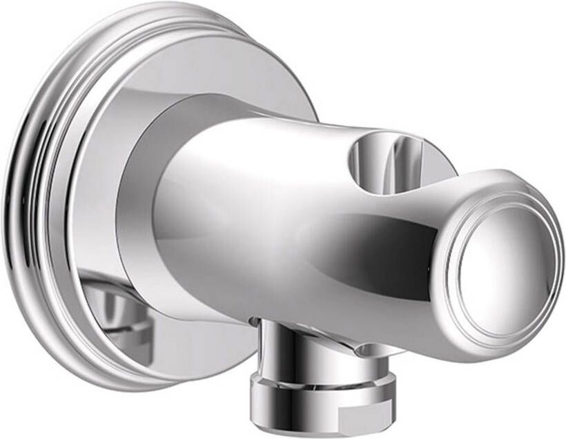 Tres Doucheaansluiting Clasic | Met handdouchehouder | Messing | Vintage | Chroom - Foto 2