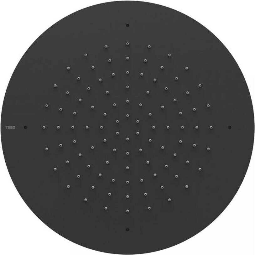 Tres Hoofddouche Exclusive | 38 cm | Rond | Zwart mat - Foto 2