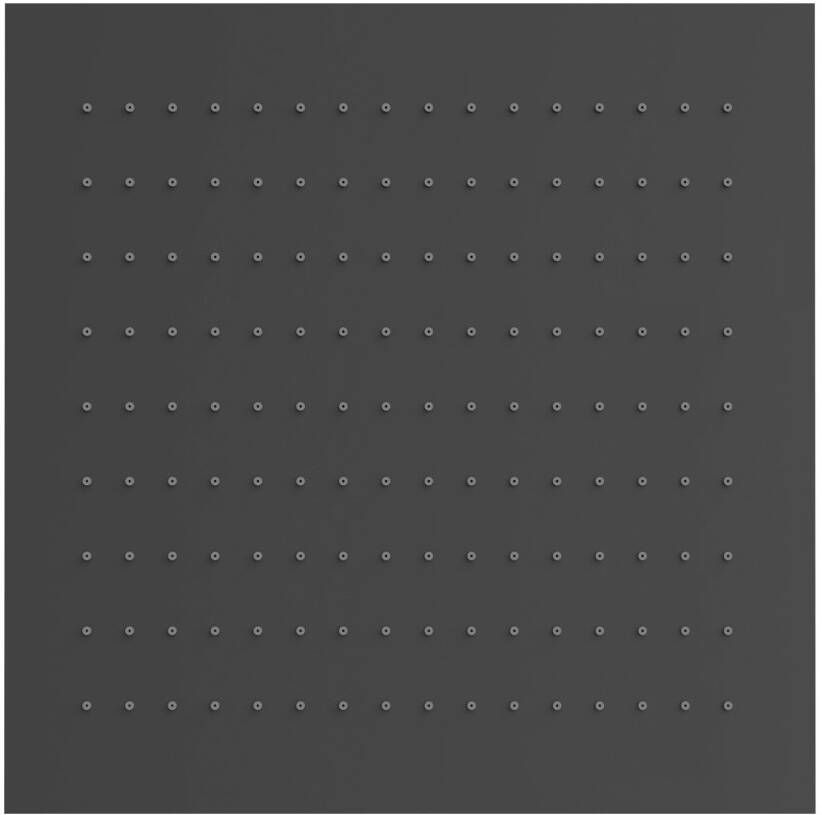 Tres Hoofddouche Plafond 38x38 cm Vierkant Patroon Mat Zwart - Foto 2