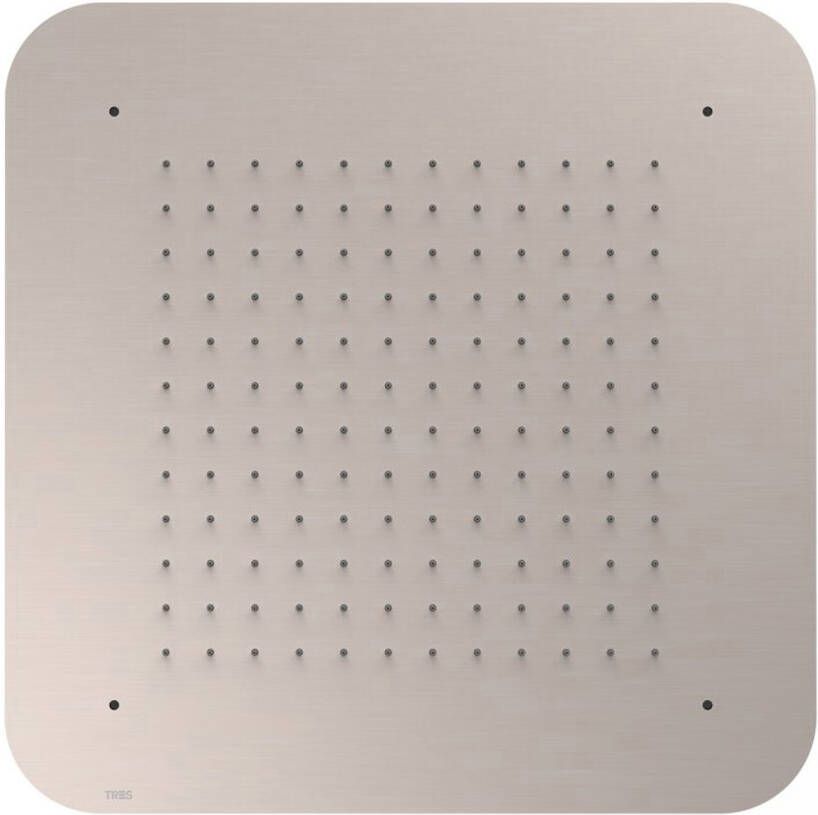 Tres Hoofddouche Plafond 42x42 cm Vierkant Patroon Ronde Hoeken Staal - Foto 2