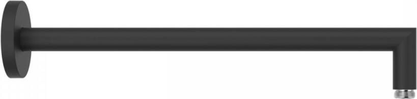 Tres Douchearm Exclusive | 40 cm | Wandmontage | Messing | Rond | Zwart mat - Foto 2