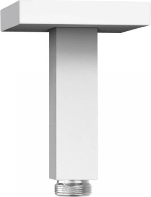 Tres Douchearm Exclusive | 11 cm | Plafond montage | Messing | Vierkant | Wit mat - Foto 2