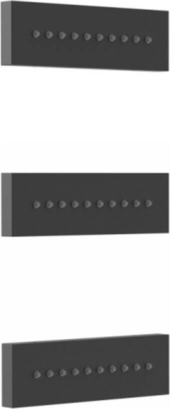 Tres Bodyjet Inbouw Hydromassage 13.9x4.9 cm Mat Zwart - Foto 2