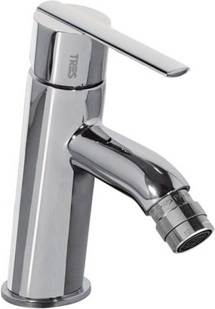Tres Lex bidet opbouw met automatische afvoer chroom