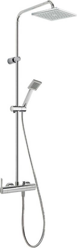 Tres Regendouche set Lex | Opbouw | Mengkraan | 2-weg | Rond | Chroom - Foto 4