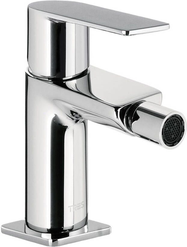 Tres Bidetkraan Loft | Opbouw | Mengkraan | 1-hendel | Rond | Chroom - Foto 2