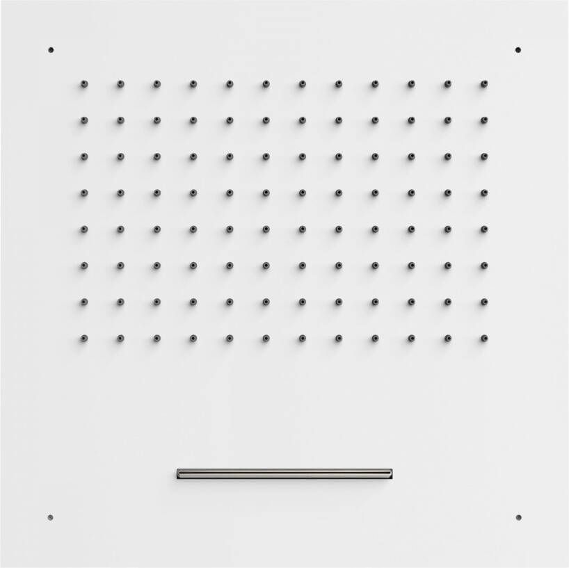 Tres Hoofddouche Loft | 50x50 cm | Met waterval | Vierkant | Wit mat - Foto 2