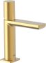 Tres Wastafelkraan Loft | Opbouw | Mengkraan | Standaard model | 1-knop | Rond | 24k Goud mat - Thumbnail 1