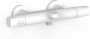 Tres Badkraan Overwall | Opbouw | Thermostaatkraan | 2-weg | 2-hendels | Rond | Wit mat - Thumbnail 1