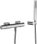 Tres Douchekraan Project | Opbouw | Mengkraan | 1-weg | hoh 15 cm | 1-knop | Rond | Chroom - Thumbnail 1
