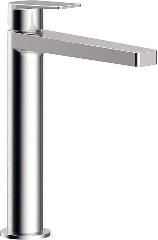Tres Wastafelkraan Project | Opbouw | Mengkraan | Hoog model | 1-hendel | Rond | Chroom