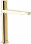 Tres Wastafelkraan Project | Opbouw | Mengkraan | Hoog model | 1-knop | Rond | 24k Goud glans - Thumbnail 1