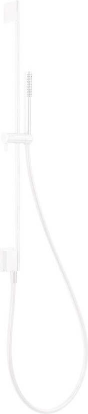 Tres Glijstangset 76 cm met Waterinlaat Handdouche Rond Mat Wit - Foto 2