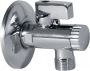 Tres Selection hoekstopkraan met filter 1 2" bu x 3 8" bu chroom - Thumbnail 1