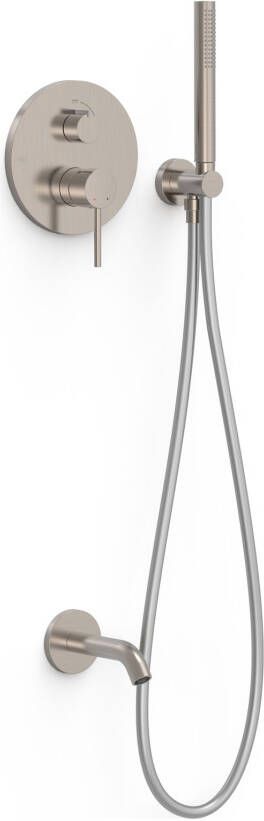 Tres Badkraan Inbouw Study Exclusive met Staafhanddouche Wanduitloop en Mengkraan Rapid Box RVS - Foto 2