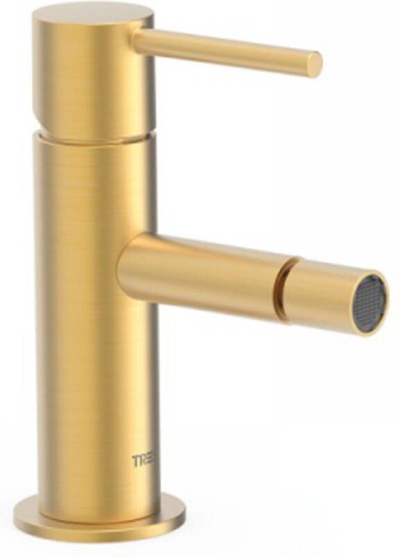 Tres Bidetmengkraan Study Exclusive Hendel Uitloop Recht 8 cm Rond Mat Goud - Foto 2