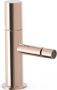 Tres Study bidet mengkraan met knop opbouw rond 24k Rose goud - Thumbnail 1