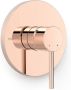 Tres Douchekraan afbouwdeel Study Exclusive | Inbouw | Mengkraan | 1-weg | Rond | Rose goud glans 24k - Thumbnail 1