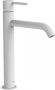 Tres Wastafelkraan Study | Opbouw | Mengkraan | Hoog model | 1-knop | Rond | Wit mat - Thumbnail 1