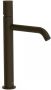 Tres Wastafelkraan Study | Opbouw | Mengkraan | Hoog model | 1-knop | Rond | Zwart brons - Thumbnail 1