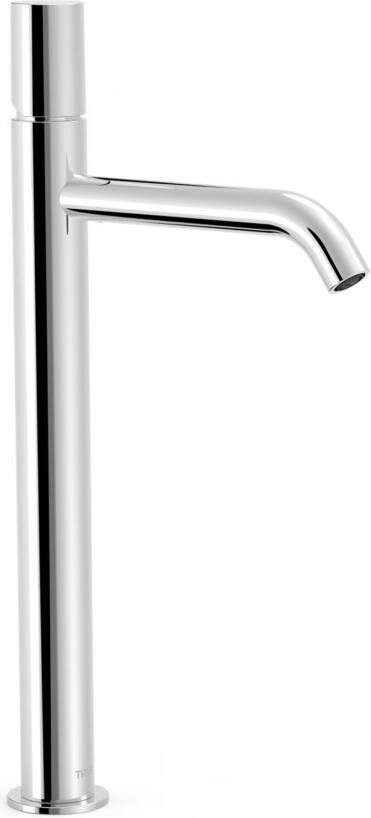 Tres Wastafelkraan Study | Opbouw | Mengkraan | Hoog model | 1-knop | Rond | Chroom