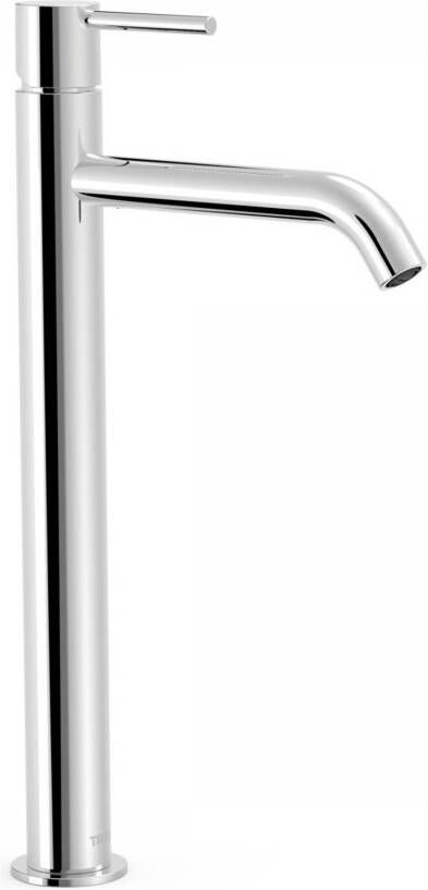 Tres Wastafelkraan Study | Opbouw | Mengkraan | Hoog model | 1-knop | Rond | Chroom - Foto 2