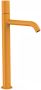 Tres Wastafelkraan Study | Opbouw | Mengkraan | Hoog model | 1-knop | Rond | Geel - Thumbnail 1