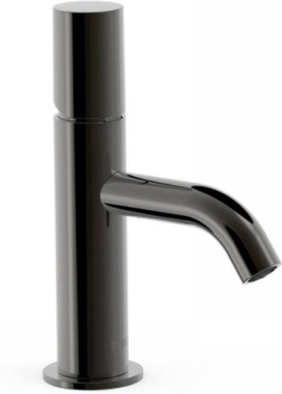 Tres Wastafelkraan Study | Opbouw | Mengkraan | Standaard model | 1-knop | Rond | Black metal