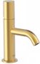 Tres Wastafelkraan Study | Opbouw | Mengkraan | Standaard model | 1-knop | Rond | 24k Goud mat - Thumbnail 1