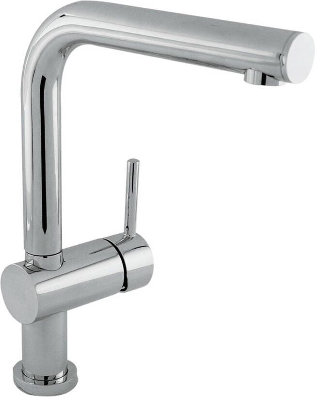 Tres Keukenkraan Top | Opbouw | 360° Draaibaar | Mengkraan | 1-hendel | Rond | Chroom - Foto 3