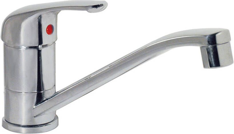 Tres Keukenkraan Top | Opbouw | 360° Draaibaar | Mengkraan | 1-hendel | Rond | Chroom - Foto 2