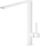 Tres Keukenkraan Top | Opbouw | 360° Draaibaar | Mengkraan | 1-hendel | Rond | Wit mat - Thumbnail 1