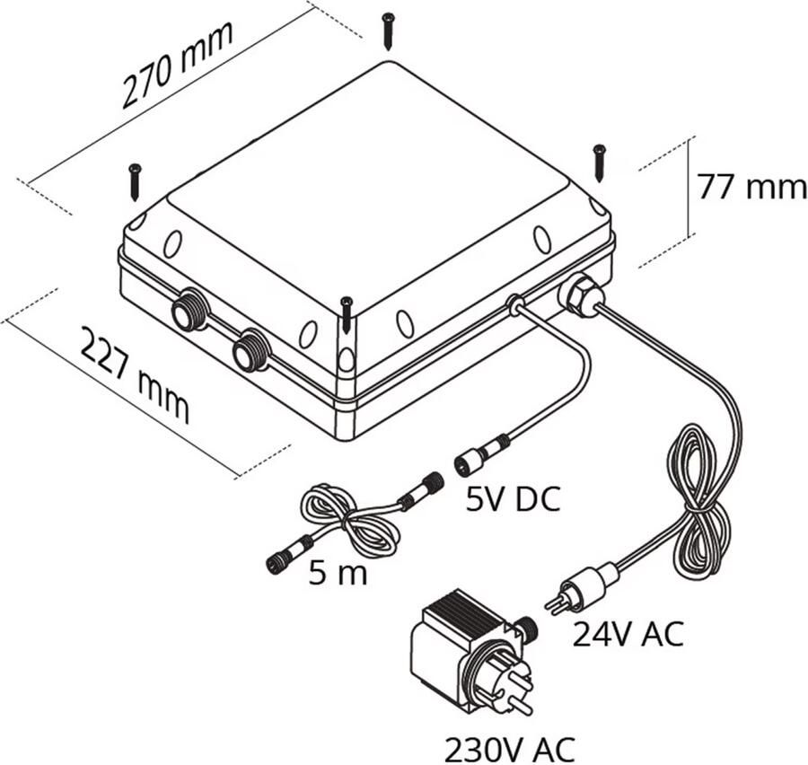 Tres Badkraan Shower Technology | Inbouw | Thermostaatkraan | Incl.Inbouwdeel | Waterval uitloop | 2-weg | Vierkant | Zwart mat