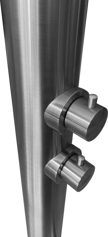 Tres Buitendouche set Beach | Opbouw | Mengkraan | 2-weg | Rond | RVS look - Foto 2