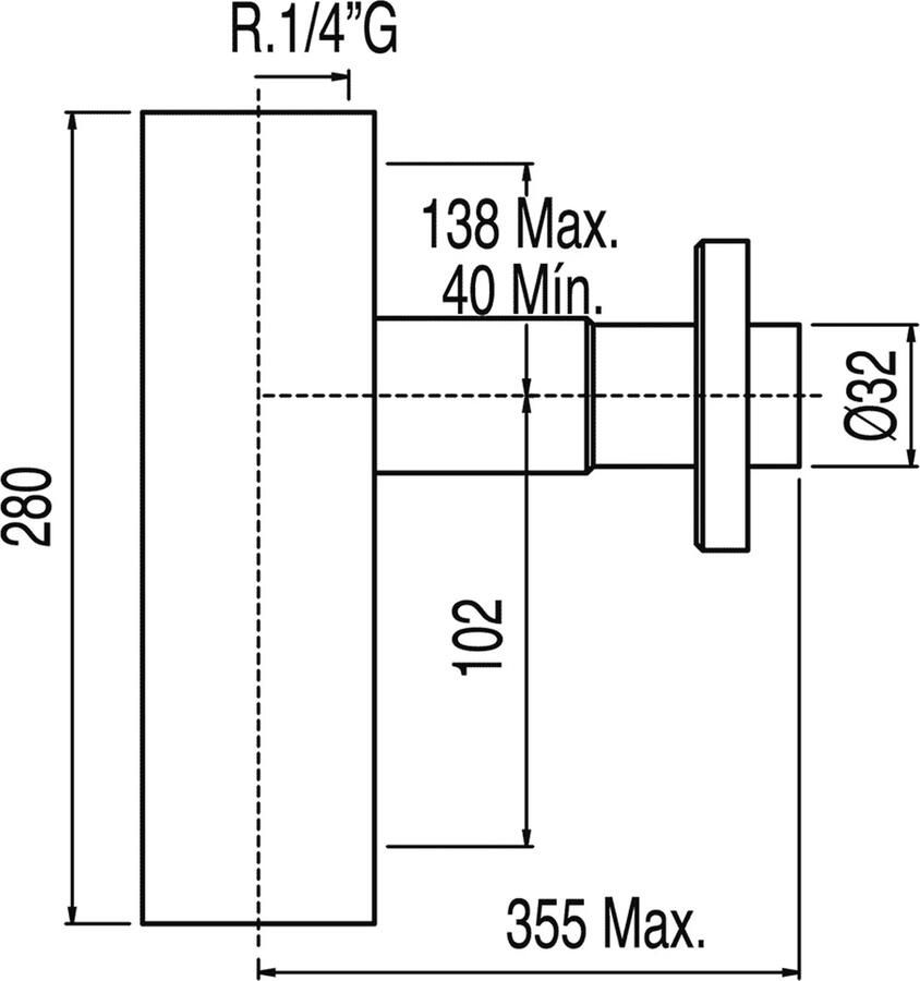 Tres Design Sifon Selection | 5 4" | Standaard | Messing | Vierkant | Chroom