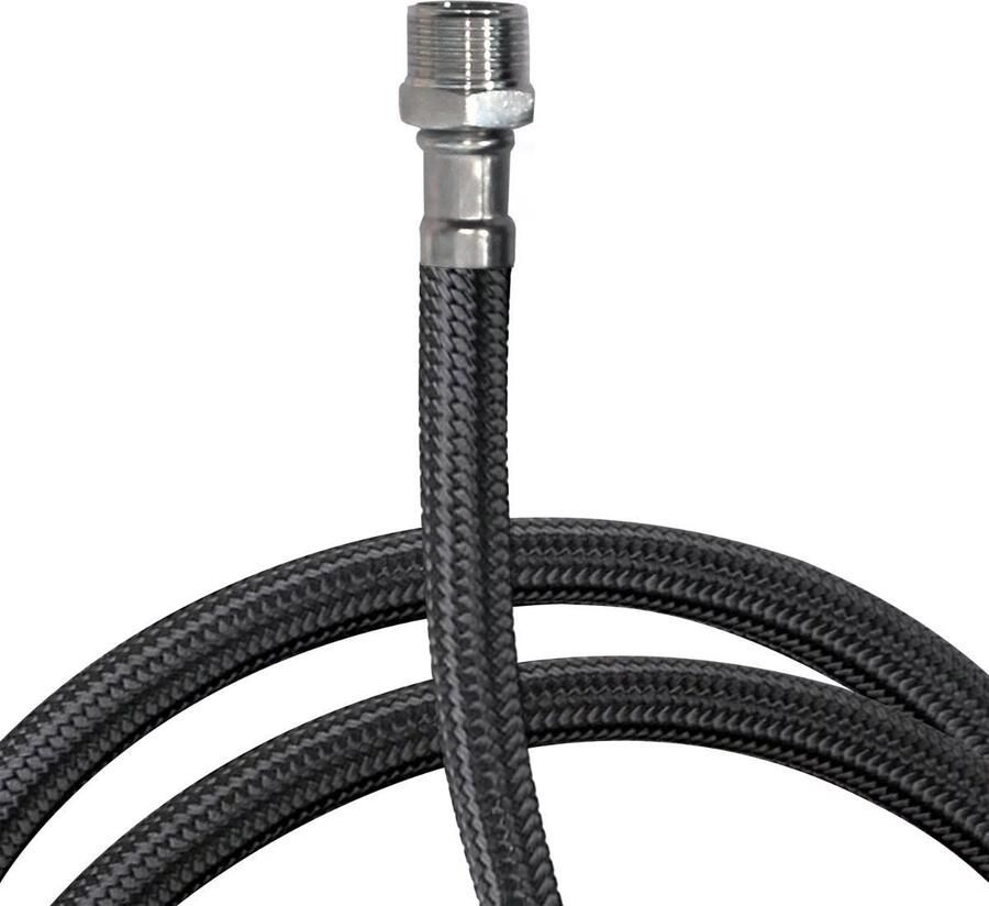 Tres Doucheslang | 130 cm | Kunststof | Glad | Zwart mat - Foto 2