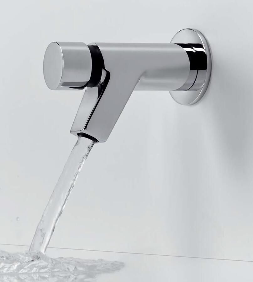 Tres Fonteinkraan Tempo | Inbouw | Koudwater kraan | Rond | Chroom - Foto 2